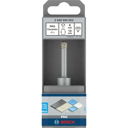 Алмазна коронка Bosch PRO Ceramic dry 6x33 мм (2608599053)