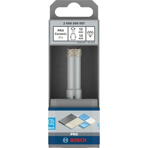 Алмазна коронка Bosch PRO Ceramic dry 12x33 мм (2608599057)