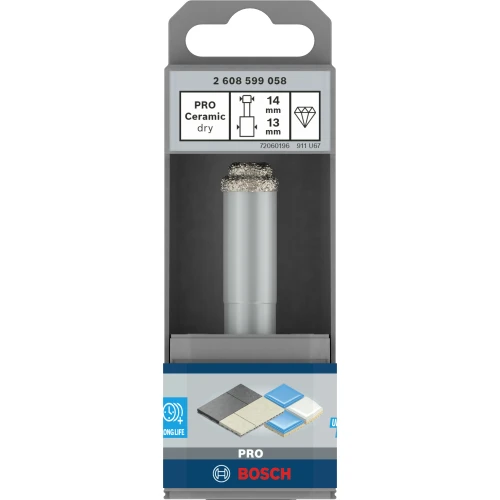 Алмазна коронка Bosch PRO Ceramic dry 14x33 мм (2608599058)