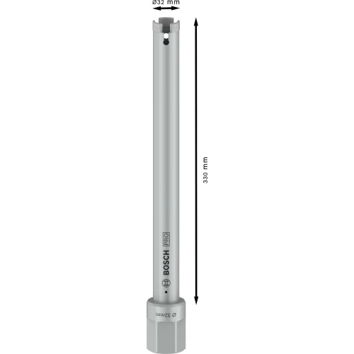 Алмазна коронка Bosch PRO Core Cutter dry 1 1/4 UNC 32x330 мм (2608601402)
