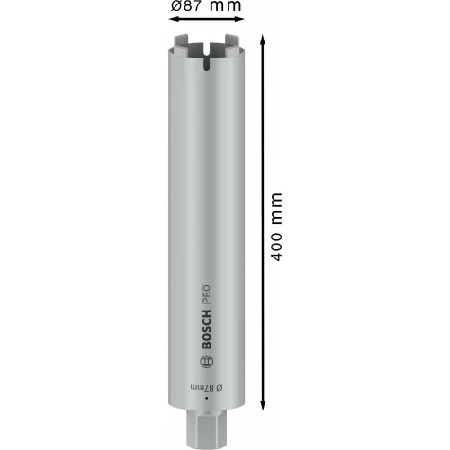 Алмазна коронка Bosch PRO Core Cutter dry 1 1/4 UNC 87x400 мм (2608601407)