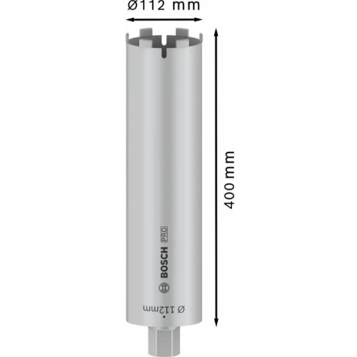 Алмазна коронка Bosch PRO Core Cutter dry 1 1/4 UNC 112x400 мм (2608601409)