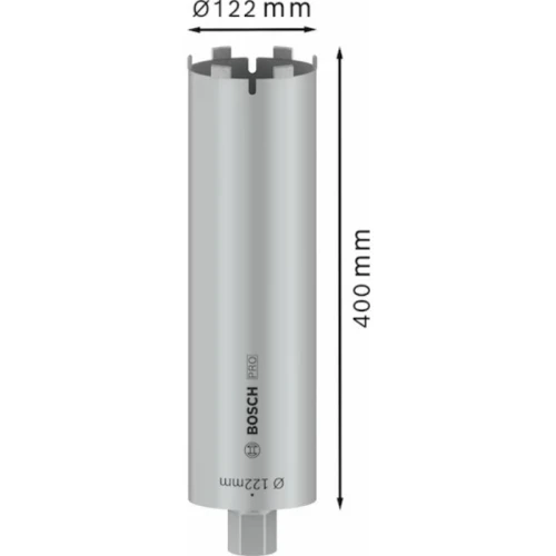 Алмазна коронка Bosch PRO Core Cutter dry 1 1/4 UNC 122x400 мм (2608601410)