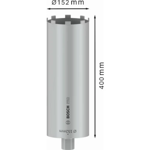 Алмазна коронка Bosch PRO Core Cutter dry 1 1/4 UNC 152x400 мм (2608601413)