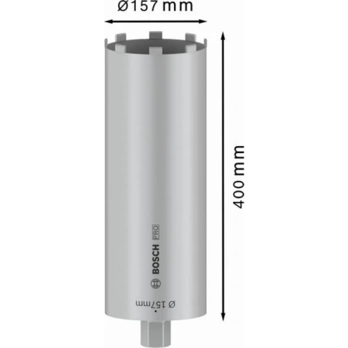 Алмазна коронка Bosch PRO Core Cutter dry 1 1/4 UNC 157x400 мм (2608601414)