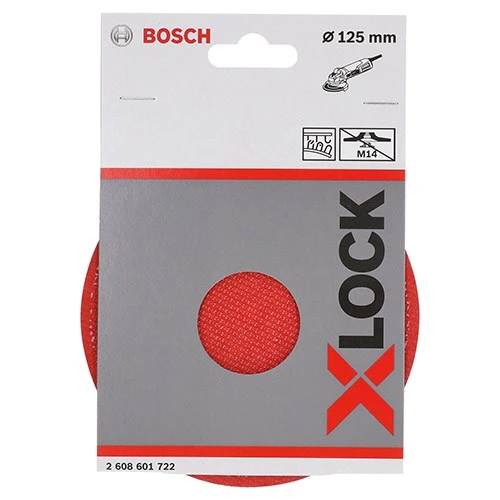 Подошва шлифовальная на липучке Bosch PRO для X-Lock 125 мм (2608601722)