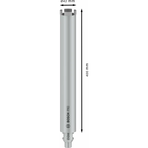 Алмазна коронка Bosch PRO Core Cutter wet G 1/2" 42x400 мм (2608601735)