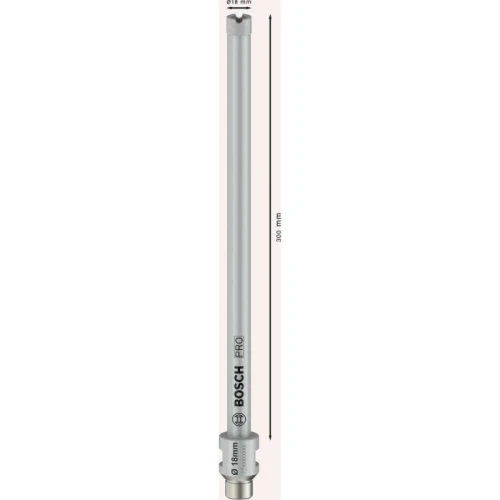 Алмазна коронка Bosch PRO Core Cutter wet G 1/2" 18x300 мм (2608601796)