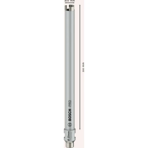 Алмазна коронка Bosch PRO Core Cutter wet G 1/2" 25x300 мм (2608601797)