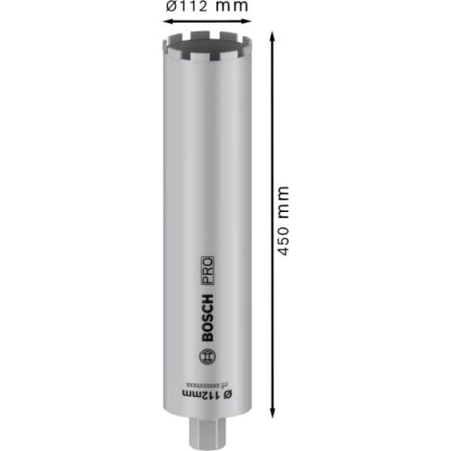 Коронка алмазна Bosch PRO Core Cutter wet 1 1/4 UNC 112x450 мм (2608601798)