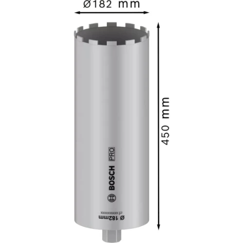 Коронка алмазна Bosch PRO Core Cutter wet 1 1/4 UNC 182x450 мм (2608601800)