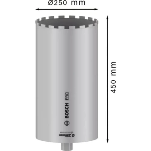 Алмазна коронка Bosch PRO Core Cutter wet 1 1/4 UNC 250x450 мм (2608601801)
