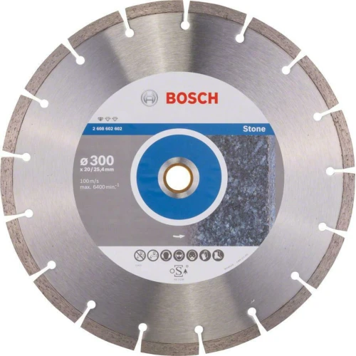 Диск алмазный сегментированный Bosch Standard for Stone 300x20/25.4 мм (2608602602)