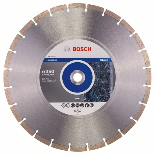 Алмазний диск BOSCH Professional for Stone 350-20 / 25,4 (2608602603)
