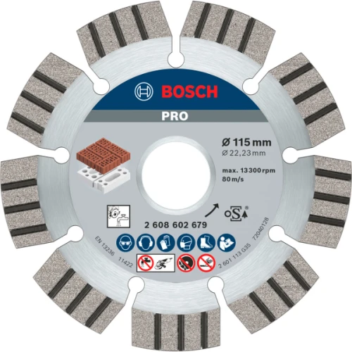 Алмазний круг сегментований Bosch Best for Abrasive 115x22.23x2.2x12 мм (2608602679)