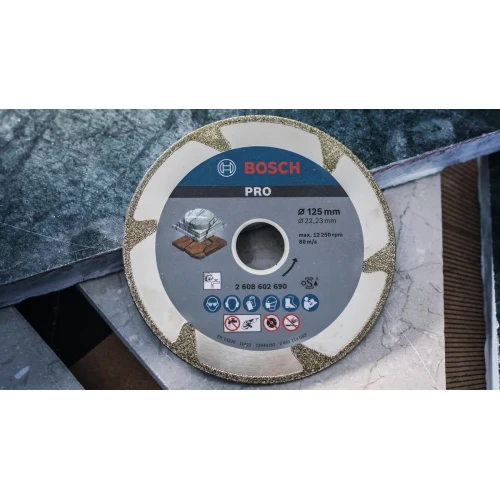 Диск алмазний по мармуру Bosch PRO Marble 125x22.23 мм (2608602690)