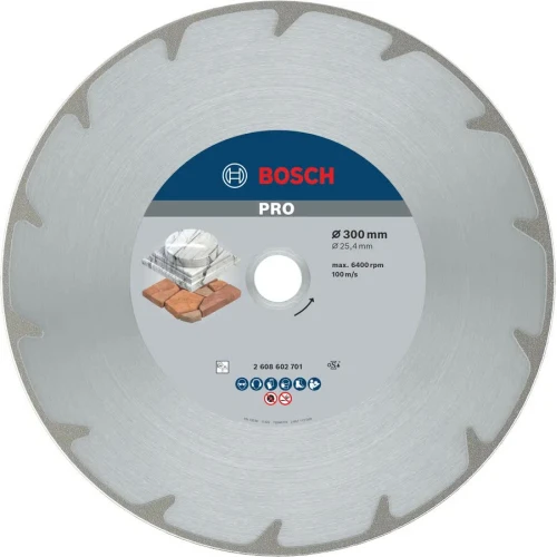 Диск алмазний по мармуру Bosch PRO Marble 300x25.4 мм (2608602701)
