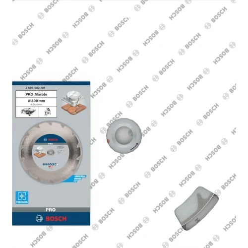 Диск алмазний по мармуру Bosch PRO Marble 300x25.4 мм (2608602701)