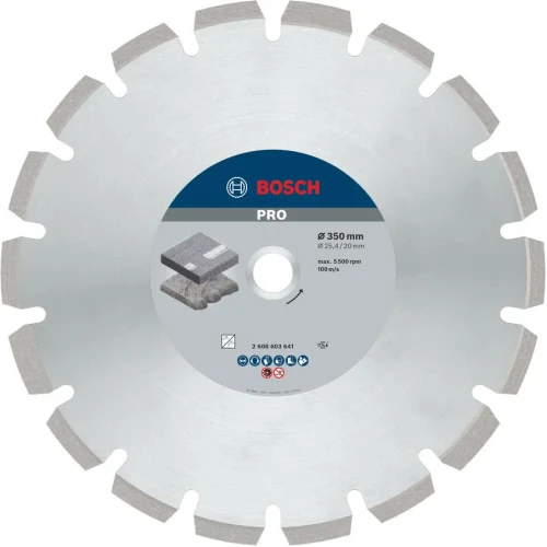 Диск алмазний сегментний Bosch PRO Asphalt 350x25.4 мм (2608603641)