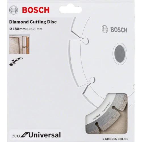 Диск алмазный сегментированный Bosch ECO for Universal 180x22.23x7 мм (2608615030)