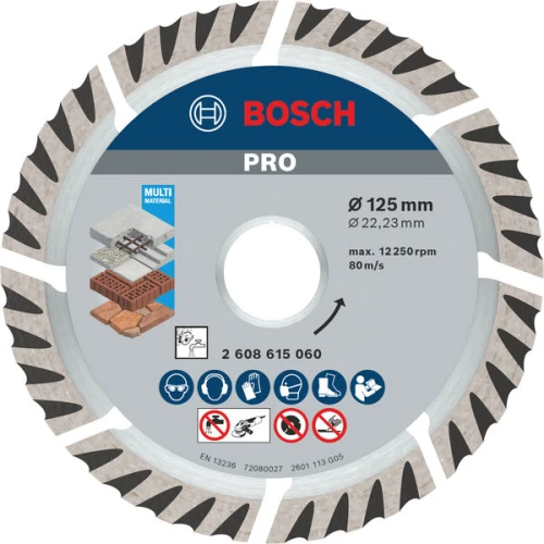Диск алмазный сегментированный Bosch Standard For Universal 125x22.23x10 мм (10 шт.) (2608615060)