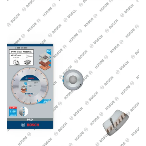 Алмазний відрізний диск Bosch Standard for Universal 300x20x3.3x10 мм (2608615068)
