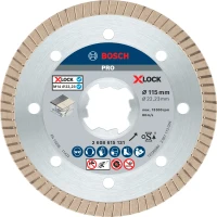 Алмазний круг по кераміці Bosch X-Lock Best for Ceramic Extraclean Turbo 115x22.23x1.4x7 мм (2608615131)