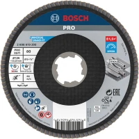 Лепестковый шлифовальный круг PRO X571 для X-Lock (125 мм / G80) (2608619203)