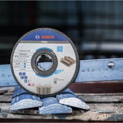 Круг отрезной по металлу Bosch X-LOCK Expert for Metal 115x22.23x2.5 мм (2608619256)