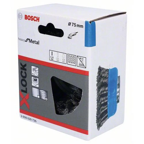 Щітка дротяна Bosch PRO Metal heavy для X-Lock 75x0.35 мм (2608620726)