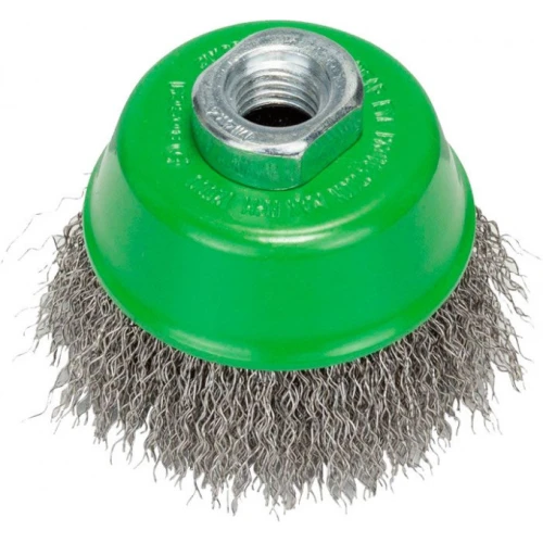 Щетка чашечная проволочная с резьбой Bosch PRO Stainless Steel clean (75 мм / 0.3 мм) (2608622102)