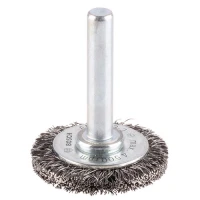 Дисковая щетка с прямым хвостовиком Bosch PRO Metal clean (30 мм / 0.2 мм) (2608622110)