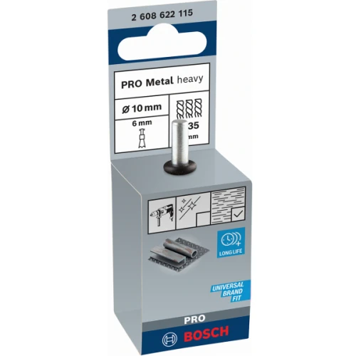 Торцевая щетка с прямым хвостовиком Bosch PRO Metal heavy (10 мм / 0.35 мм) (2608622115)