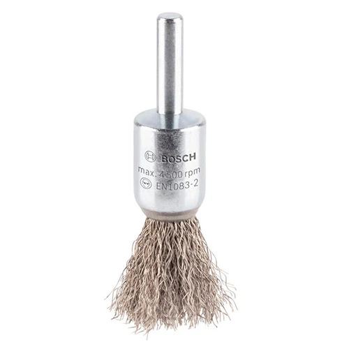 Щетка торцевая проволочная с прямым хвостовиком Bosch PRO Stainless Steel clean (15 мм / 0.2 мм) (2608622126)