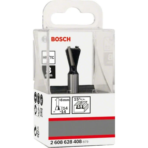 Фреза ластівчин хвіст по дереву Bosch Standard for Wood (14.0x55.0 мм) (2608628408)