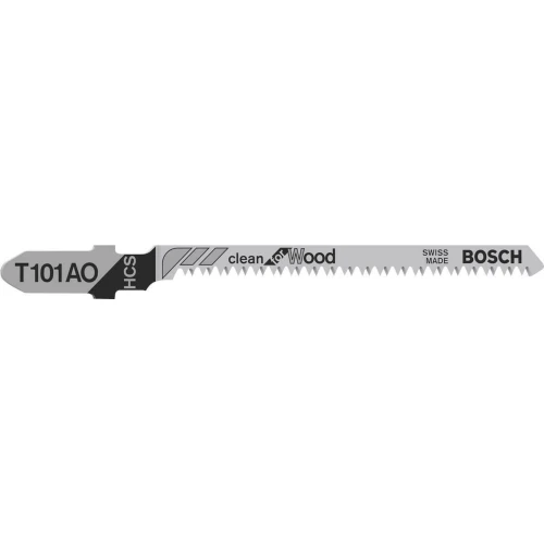 Полотно пиляльне по дереву Bosch Clean for Wood T 101 AO 1.4x83 мм (5 шт.) (2608630031)