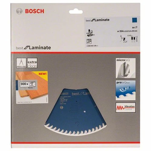 Диск пиляльний по ламінату Bosch 254x30x84Т Best for Laminate (2608642135)