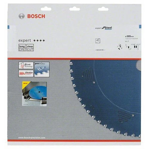 Диск пиляльний по металу Bosch 305x25.4x80Т Expert for Steel (2608643061)