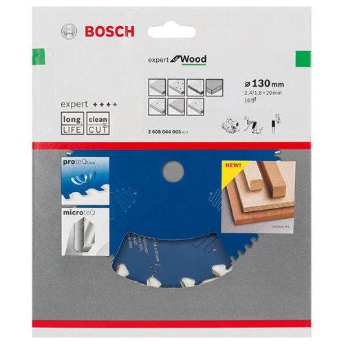 Диск пильный по дереву Bosch 130x20x16Т Expert for Wood (2608644005)