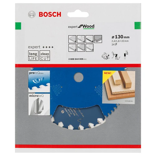 Диск пиляльний по дереву Bosch 130x20x24Т Expert for Wood (2608644006)