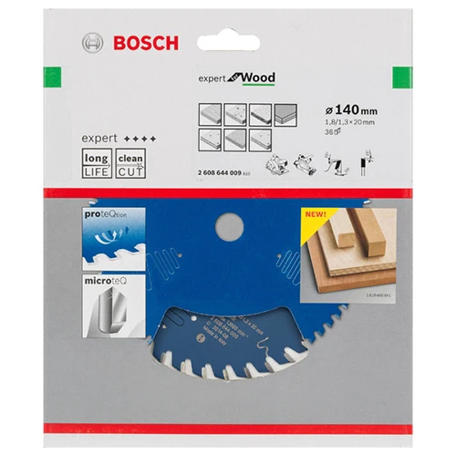 Диск пиляльний по дереву Bosch 140x20x36Т Expert for Wood (2608644009)