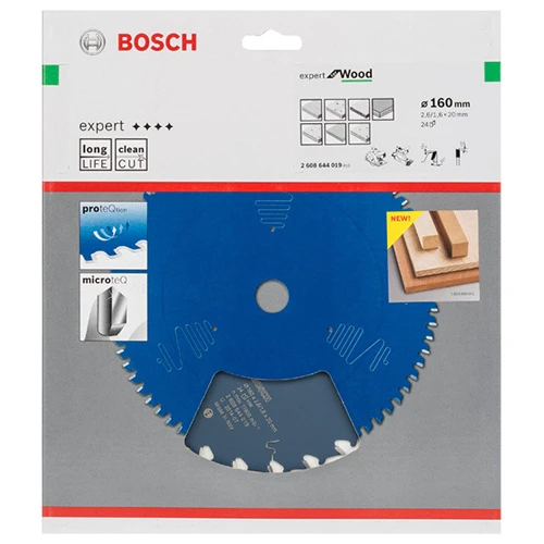 Диск пиляльний по дереву Bosch 160x20x24Т Expert for Wood (2608644019)