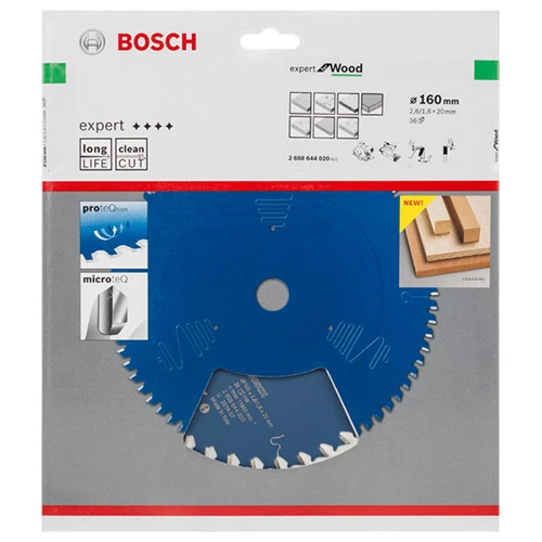 Диск пиляльний по дереву Bosch 160x20x36Т Expert for Wood (2608644020)
