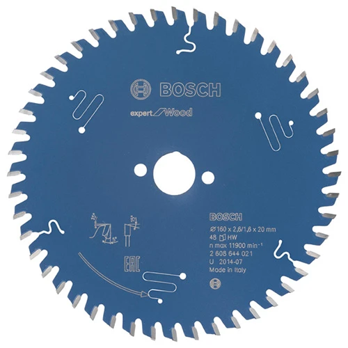 Диск пиляльний по дереву Bosch 160x20x48Т Expert for Wood (2608644021)