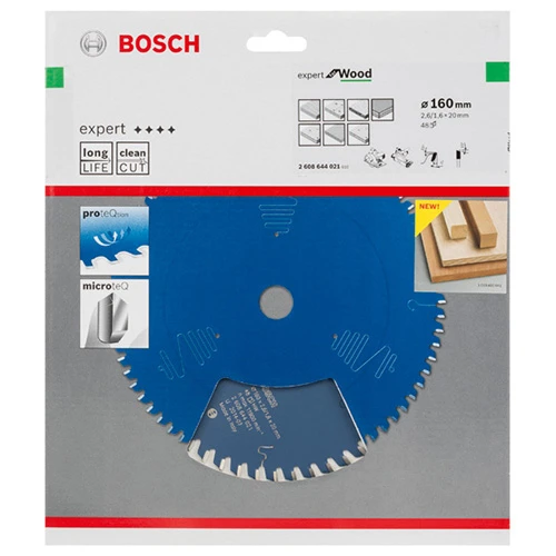Диск пиляльний по дереву Bosch 160x20x48Т Expert for Wood (2608644021)