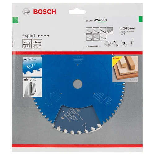 Диск пиляльний по дереву Bosch 165x20x36Т Expert for Wood (2608644023)