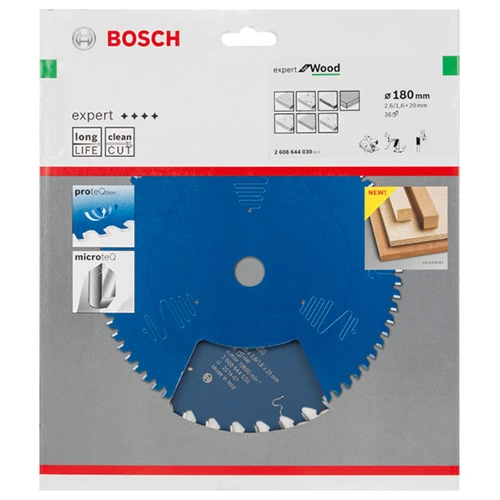 Диск пиляльний по дереву Bosch 180x20x36Т Expert for Wood (2608644030)