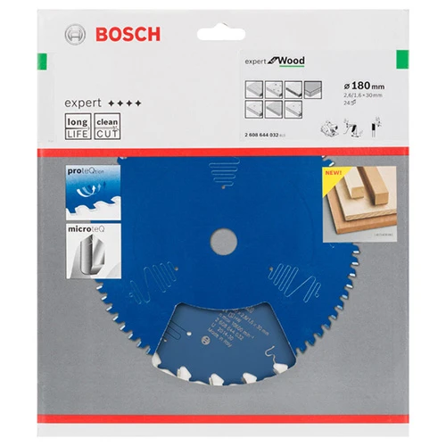 Диск пильный по дереву Bosch 180x30x24Т Expert for Wood (2608644032)
