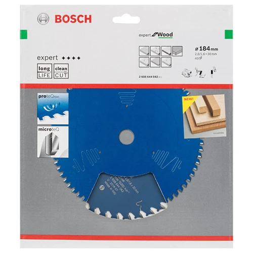 Диск пильный по дереву Bosch 184x30x40Т Expert for Wood (2608644042)