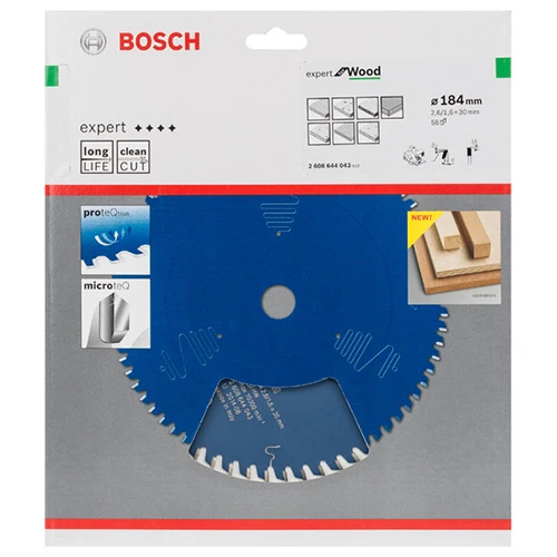 Диск пиляльний по дереву Bosch 184x30x56Т Expert for Wood (2608644043)